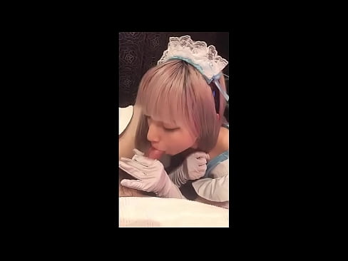 ❤️ Ídolo xaponés [mayuka], traxe de criada francesa, parte 1, mamada e masturbación con loción ❌ Porno vk en nós ❌️